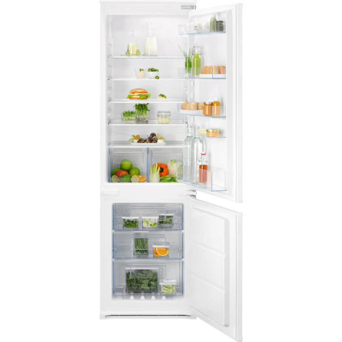 Integrated fridge freezer