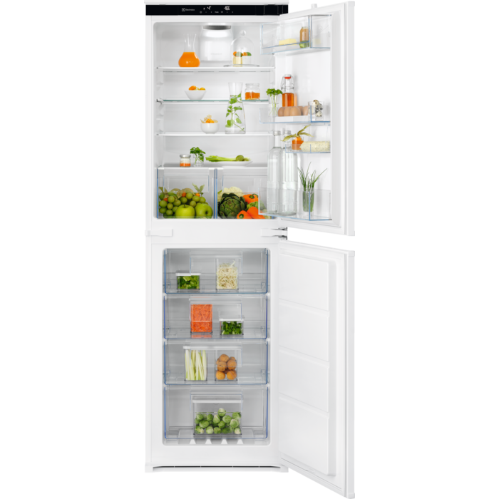 Integrated fridge freezer