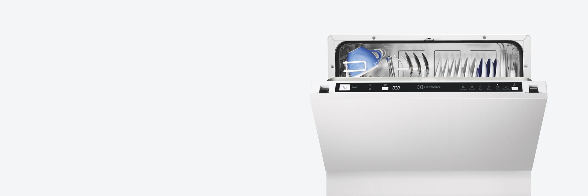 Electrolux integrated compact dishwasher